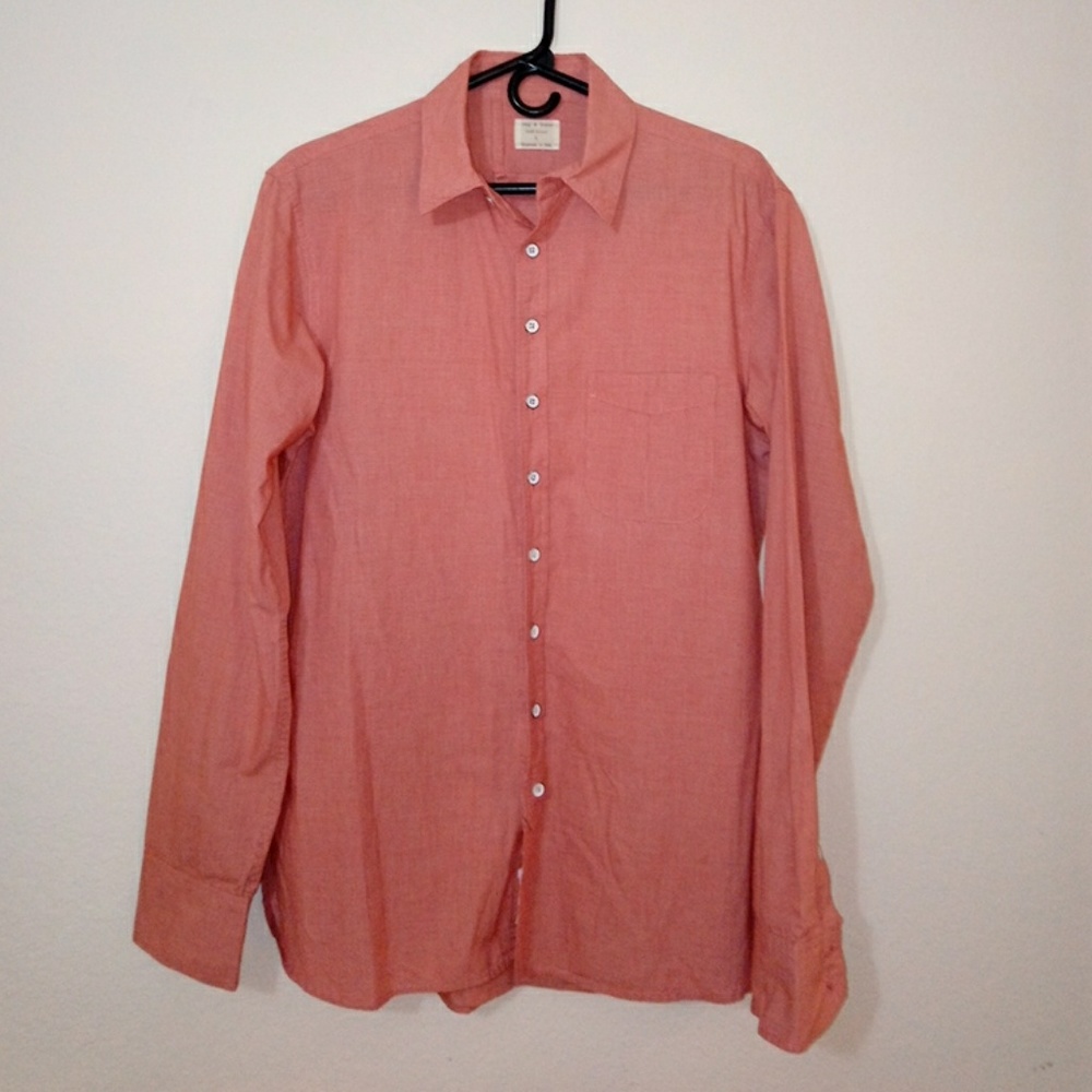 Rag & Bone men's long sleeve button down shirt